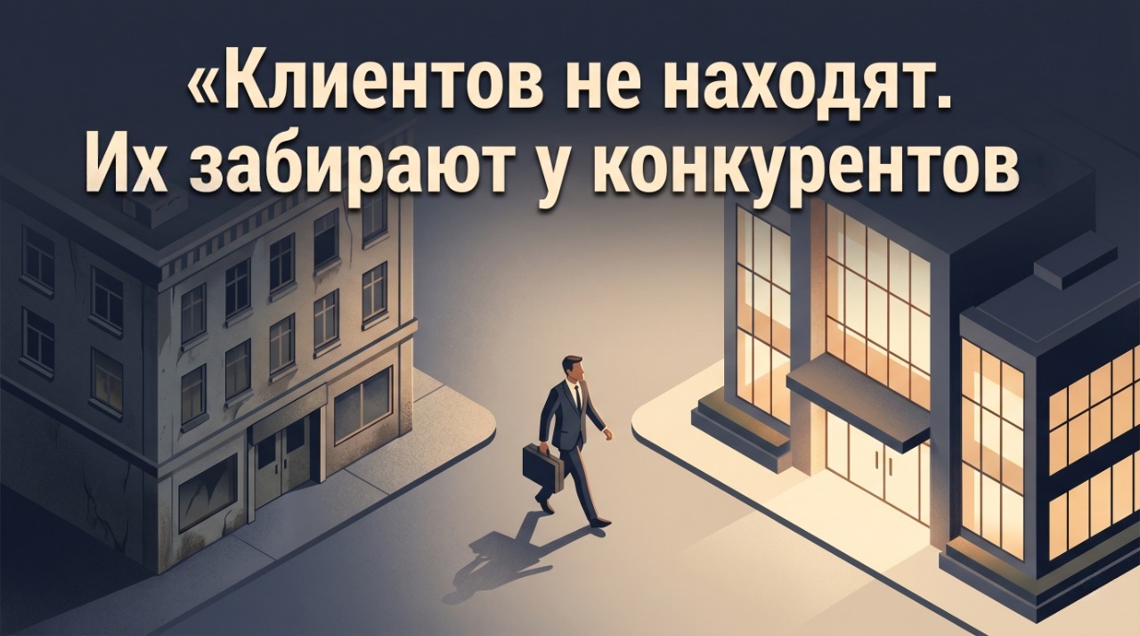 Иллюстрация главного тезиса статьи: клиентов в логистике не находят, их забирают у конкурентов